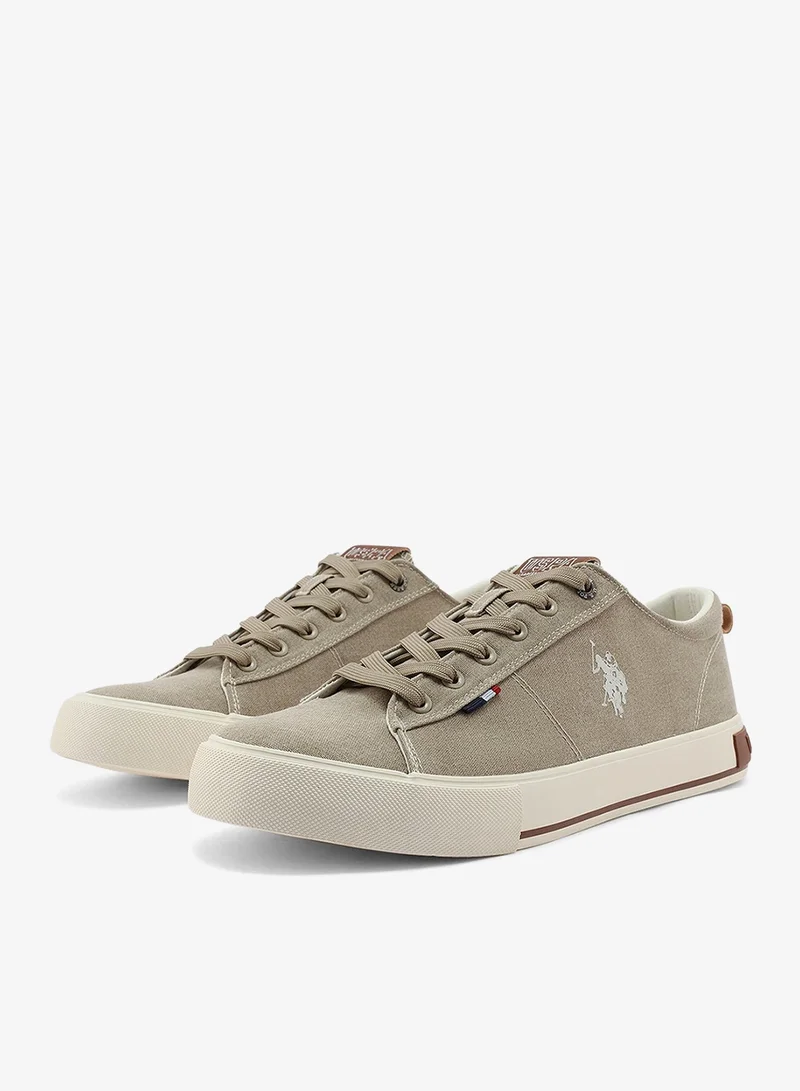 U.S. Polo Assn. Sand Men's Sand Low-Top Sneakers - Lightweight Slip-On Design for Men | Best Price UAE